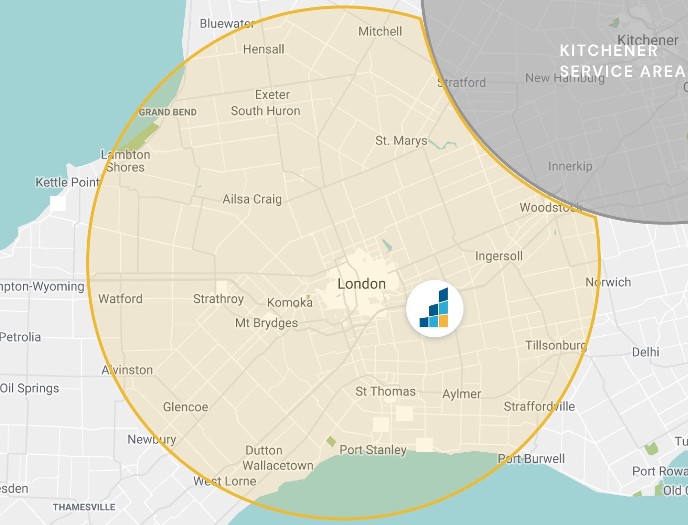 London's Location Map