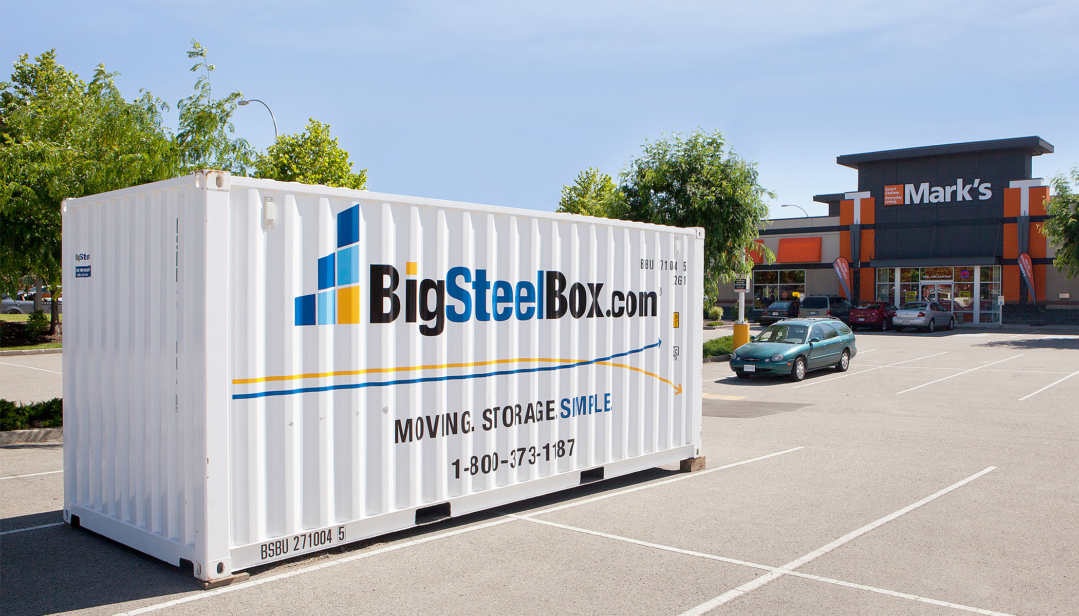 Portable storage for business renovations and seasonal storage - BigSteelBox
